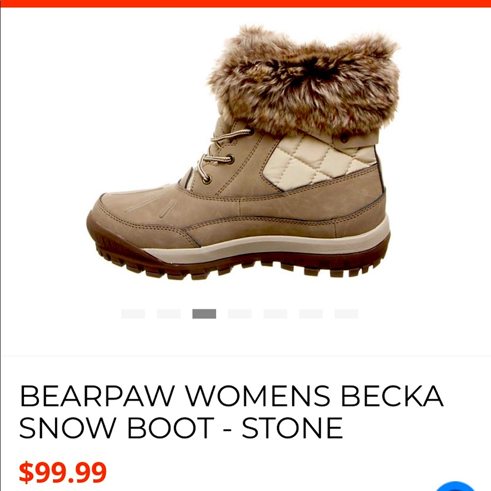 Designer Bearpaw ankle boots